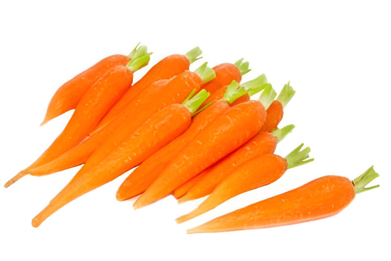 CARROT BABY PEELED 1' TOPS 5LB