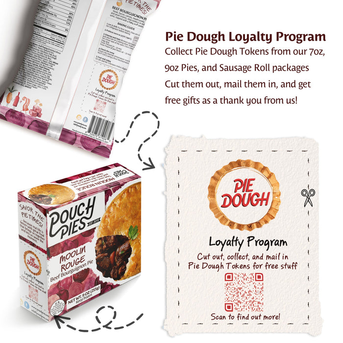 MOOLIN ROUGE   Beef Bourguignon Pie  7oz