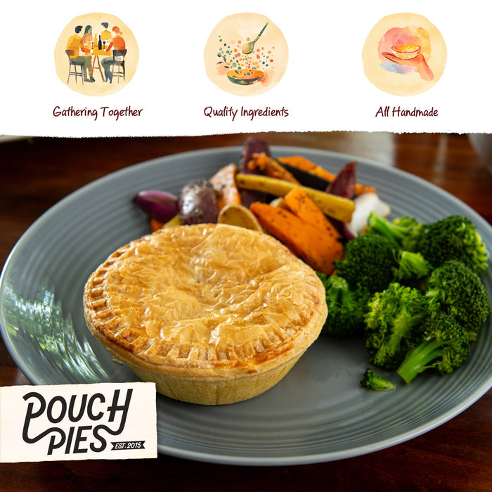 MOO & BREW  Steak, Bacon & Ale Pie 9oz